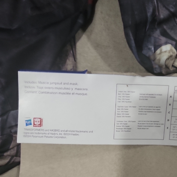 Kids Optimus Prime Costume Boys Large 10/12 - Picture 12 of 17